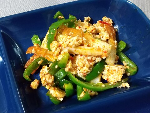 鶏ひき肉と野菜のハリッサ炒め＋＋